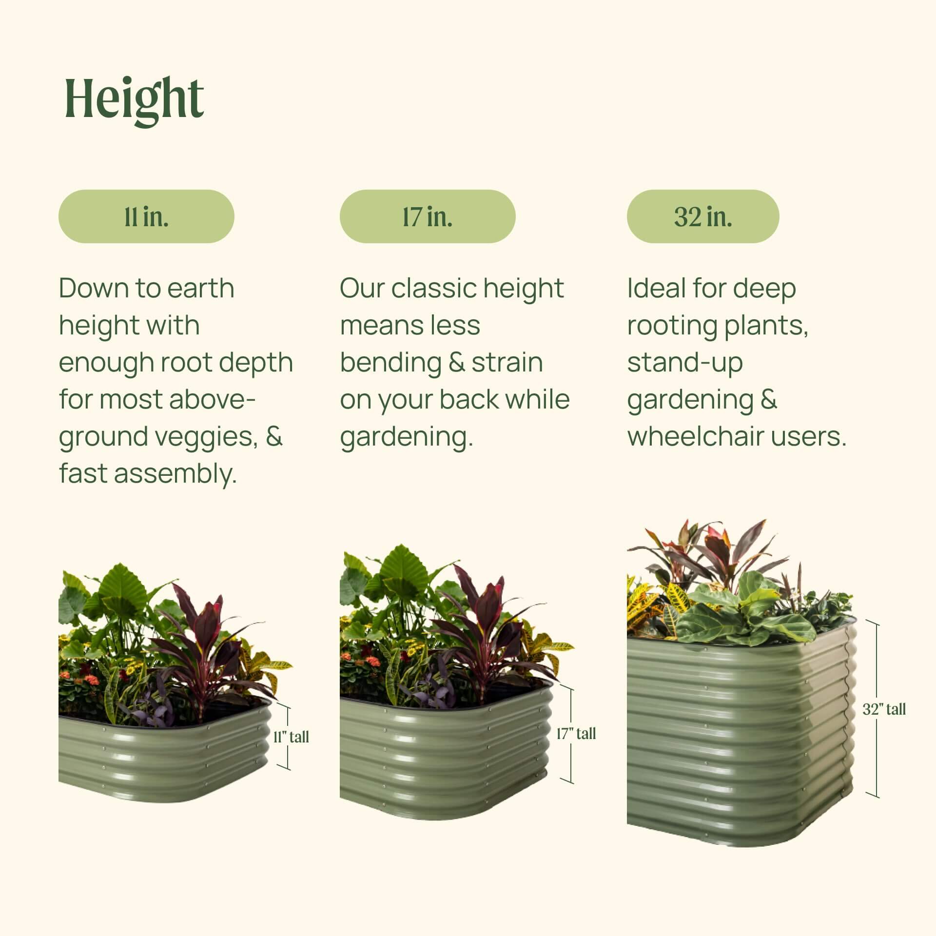 17" Tall L-Shaped Raised Garden Bed Kit - Large Size - Image 12